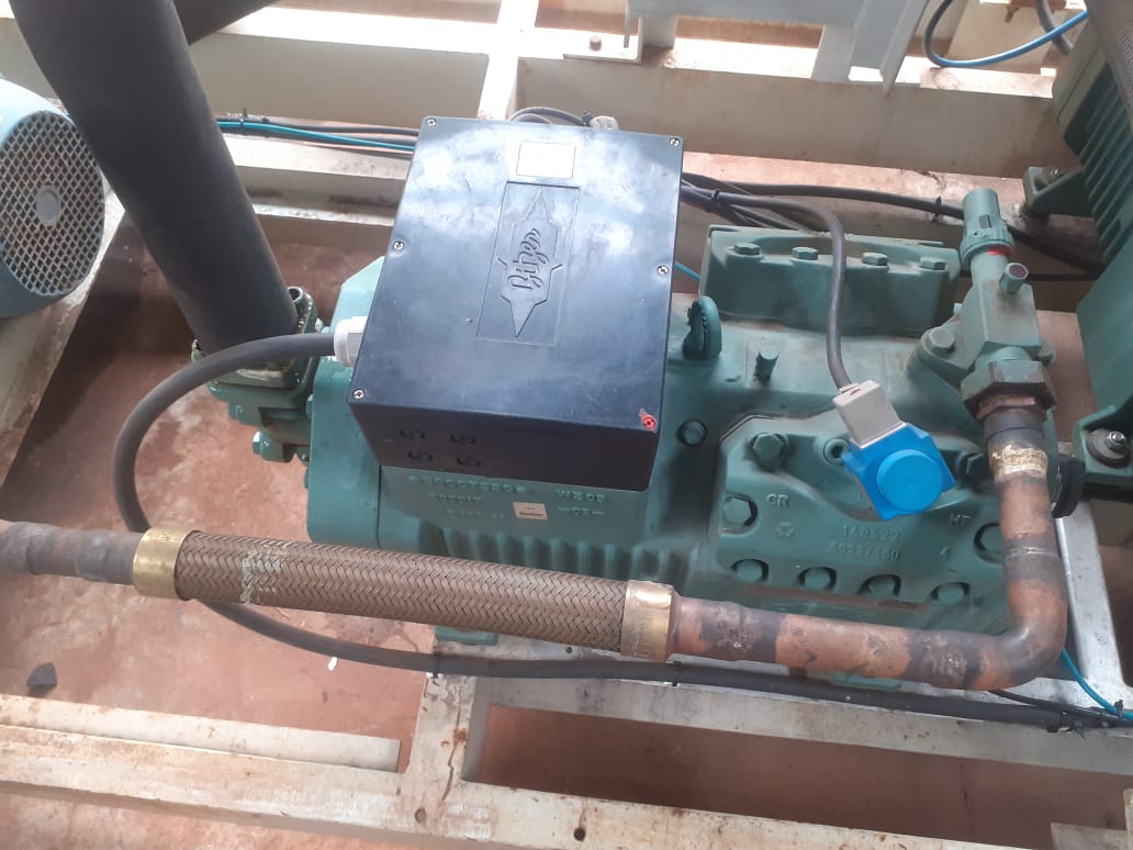 Manutenção em compressor Bitzer de refrigeração
